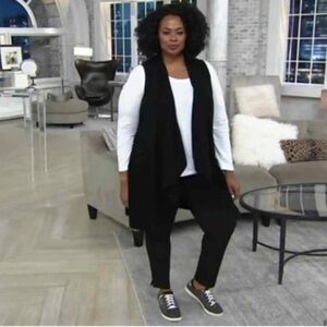 Naadam soft by naadam cashmere cascade vest size XXS